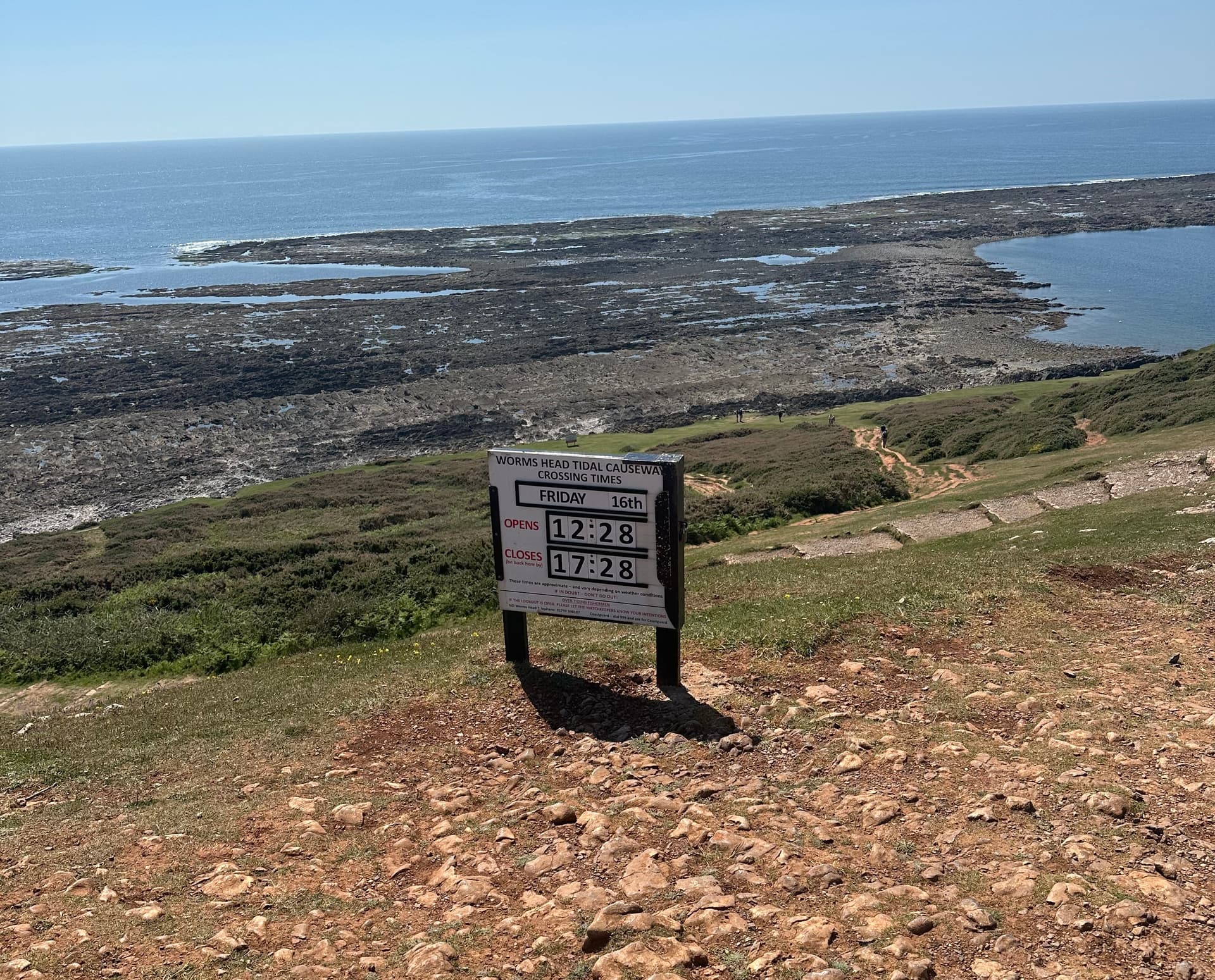 Worm's Head from the causeway